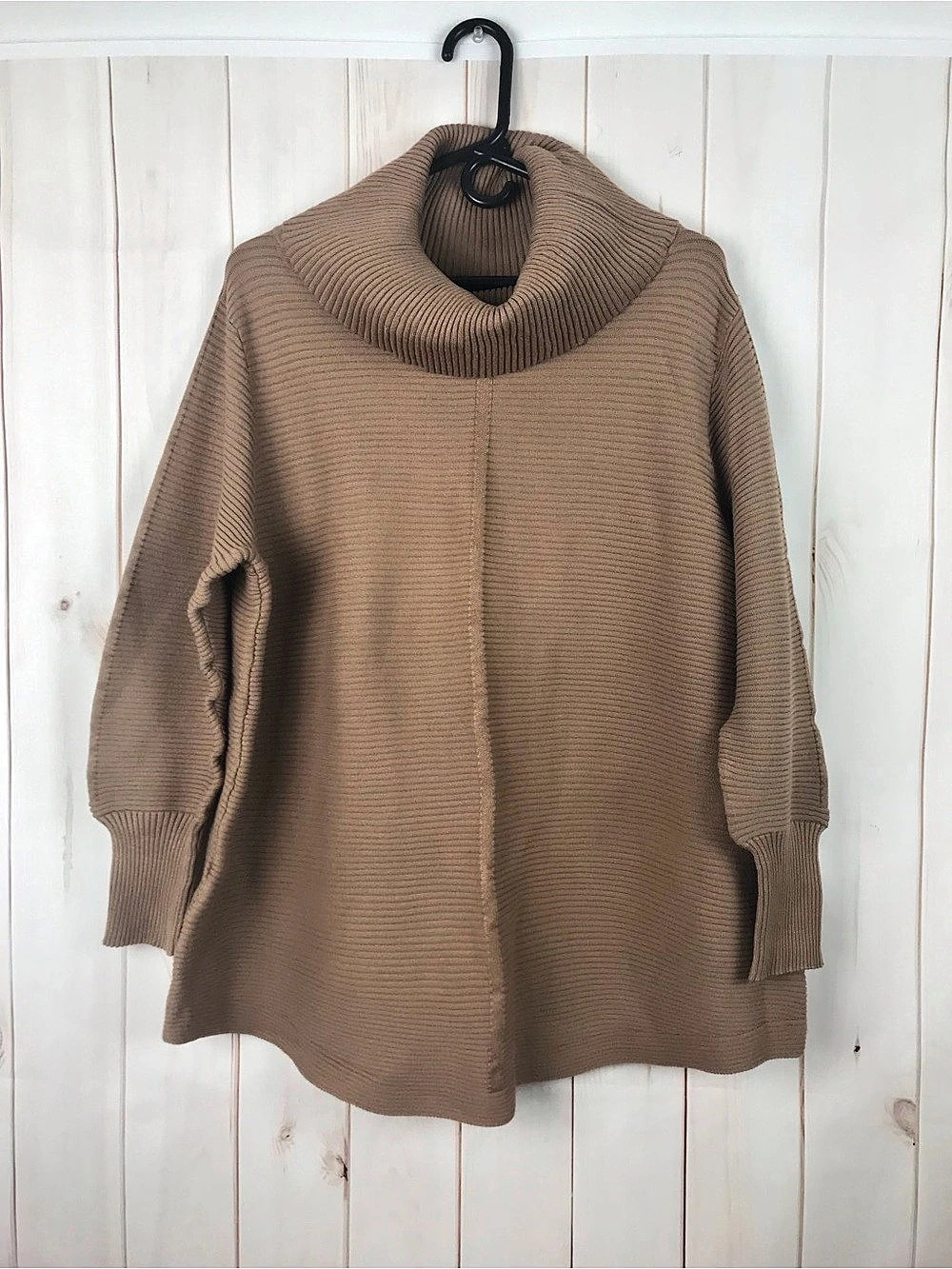 Cyrus Cowl Neck Sweater Brown Size 1X